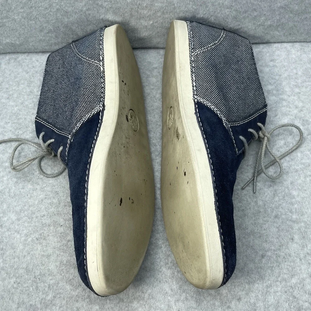 Timberland Earth Keepers Men's Size 11.5 Chukka Boots Blue Suede Leather  Ankle